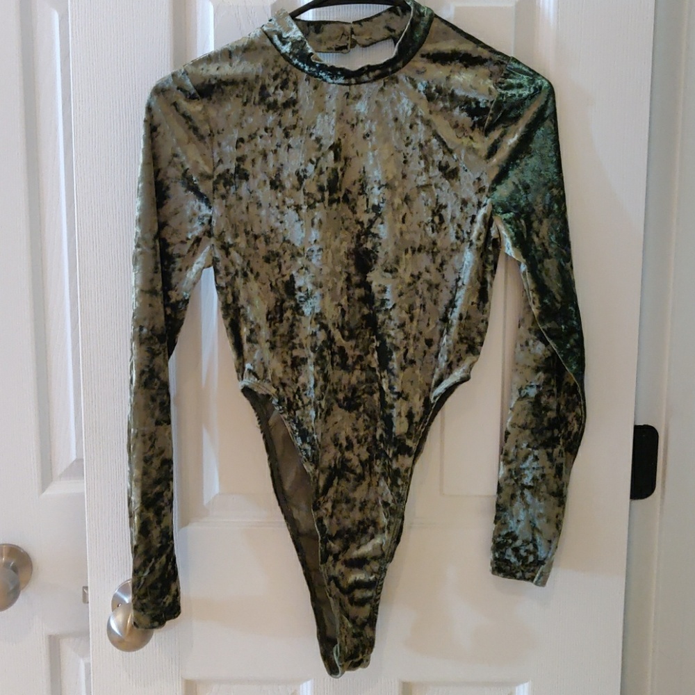 Velvet bodysuit